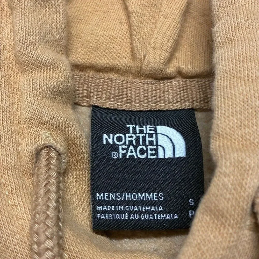 The North Face Men’s Small Pullover Hoodie Almond Butter Tan Half Dome Graphic
